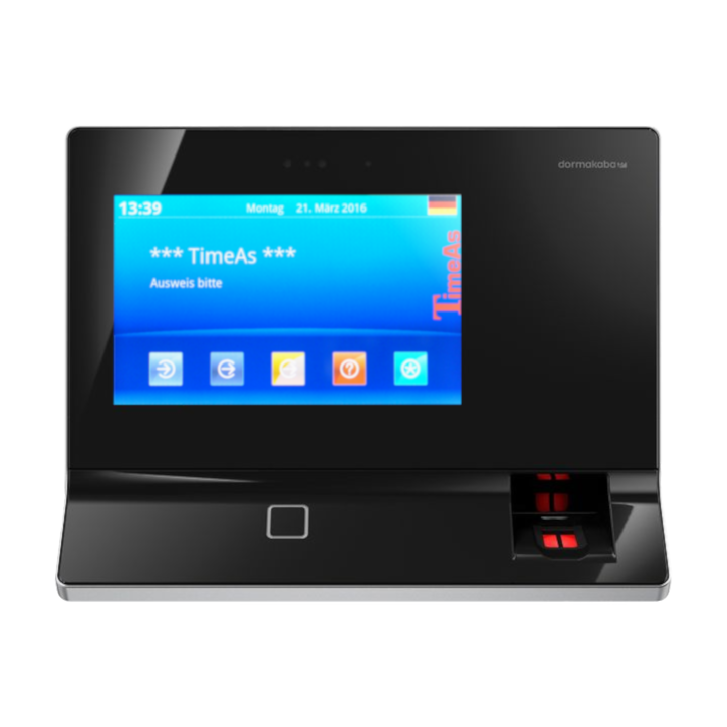 Das moderne Zeiterfassungsterminal der Serie 9700 mit Touchscreen